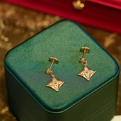 [Marins]STAR DIAMONDS EARRINGS GOLD