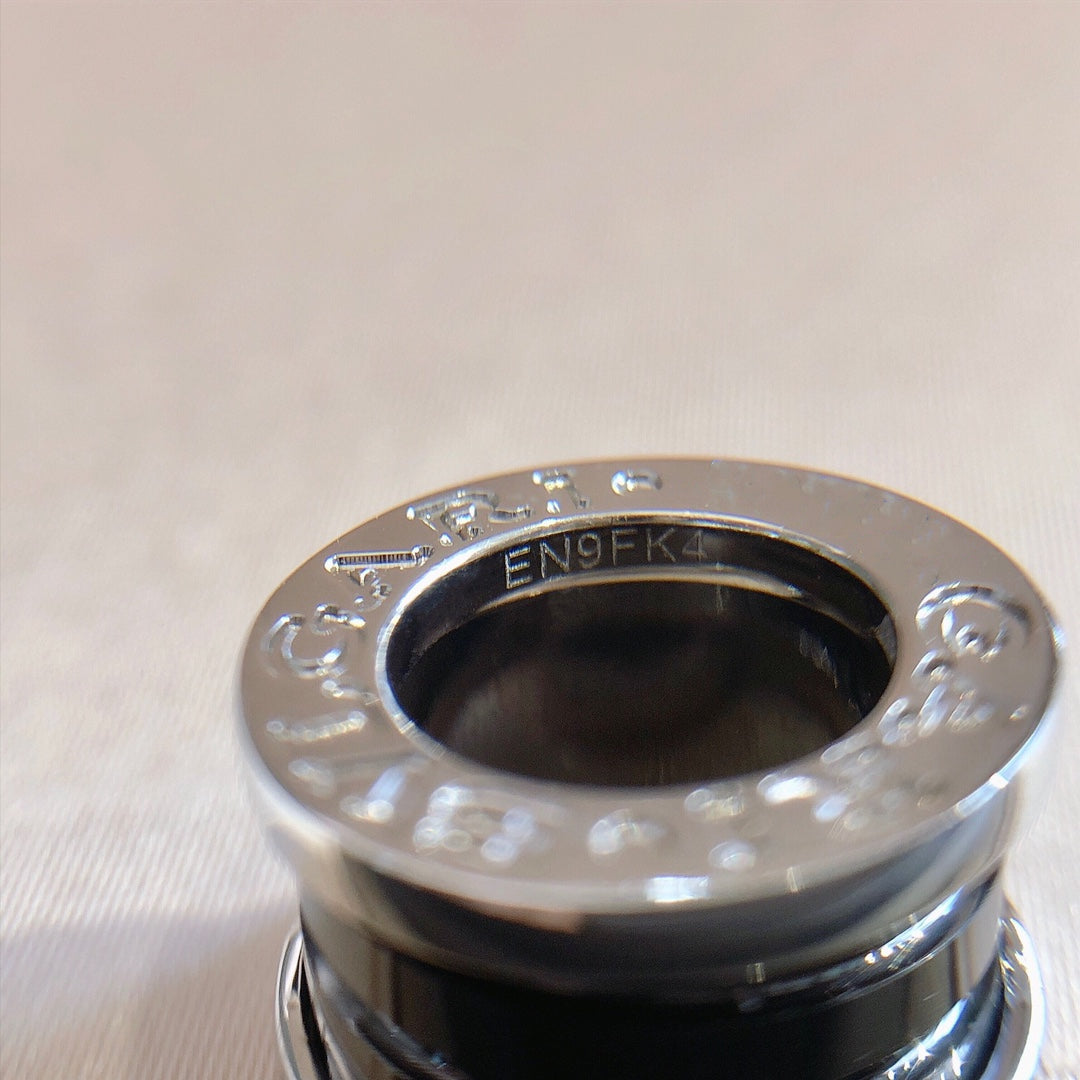[Marins]ZERO 1 BLACK CERAMIC SILVER NECKLACE