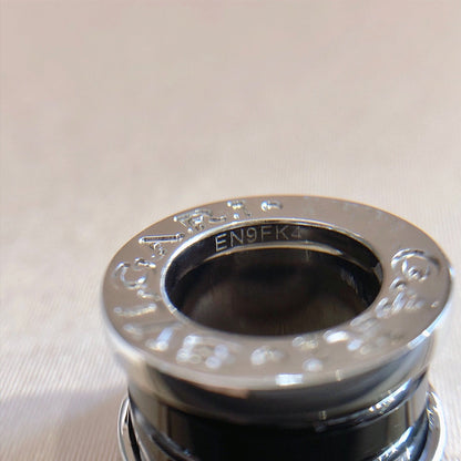 [Marins]ZERO 1 BLACK CERAMIC SILVER NECKLACE