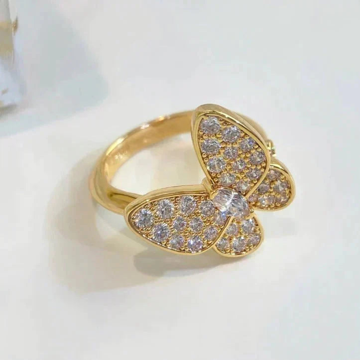 [Marins]BUTTERFLY DIAMOND RING