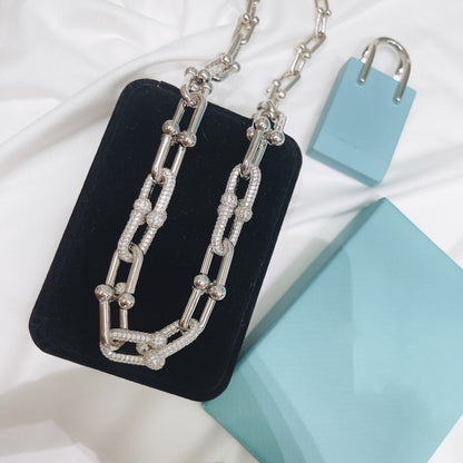 [Marins]HARDWEAR NECKLACE DIAMOND PAVED