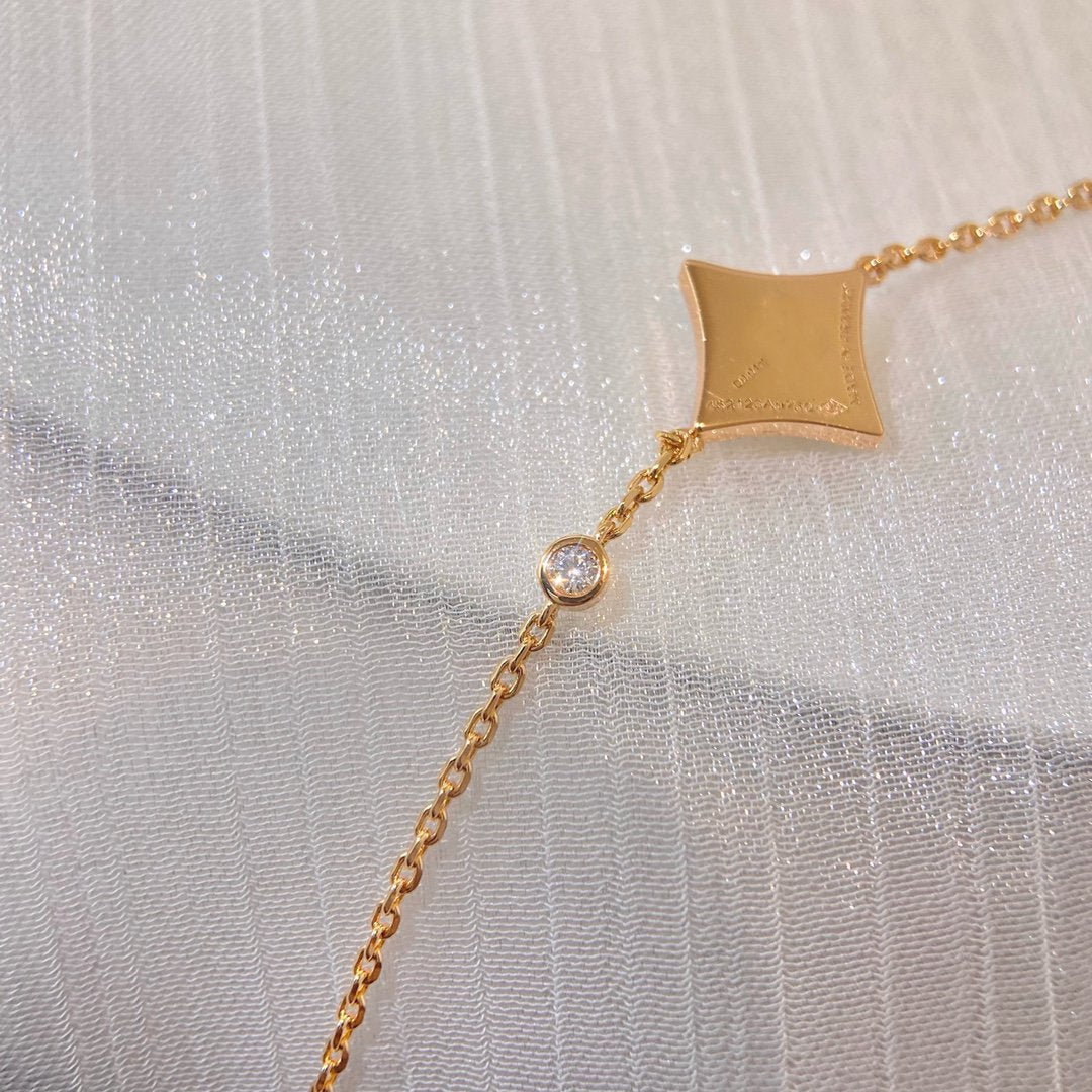 [Marins]COLOR STAR PINK GOLD DIAMOND BRACELET
