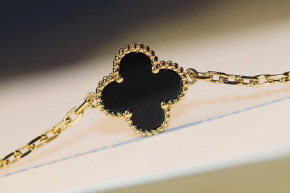 [Marins]CLOVER 20 MOTIFS ONYX ROSE GOLD