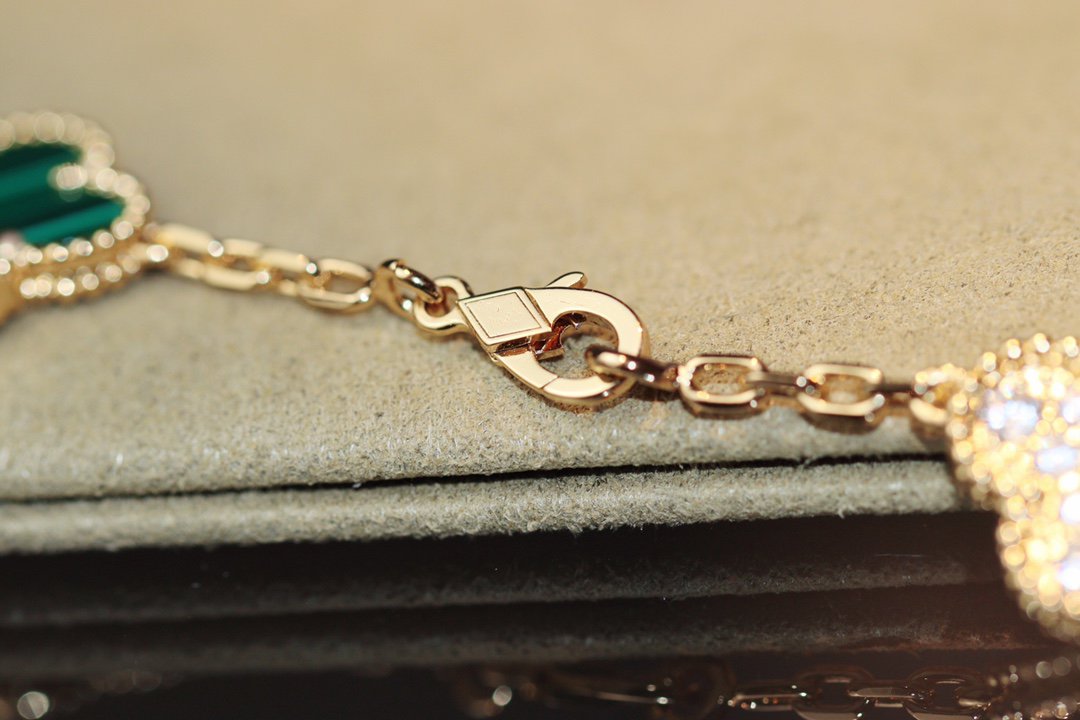 [Marins]CLOVER 20 MOTIFS ONYX ROSE GOLD