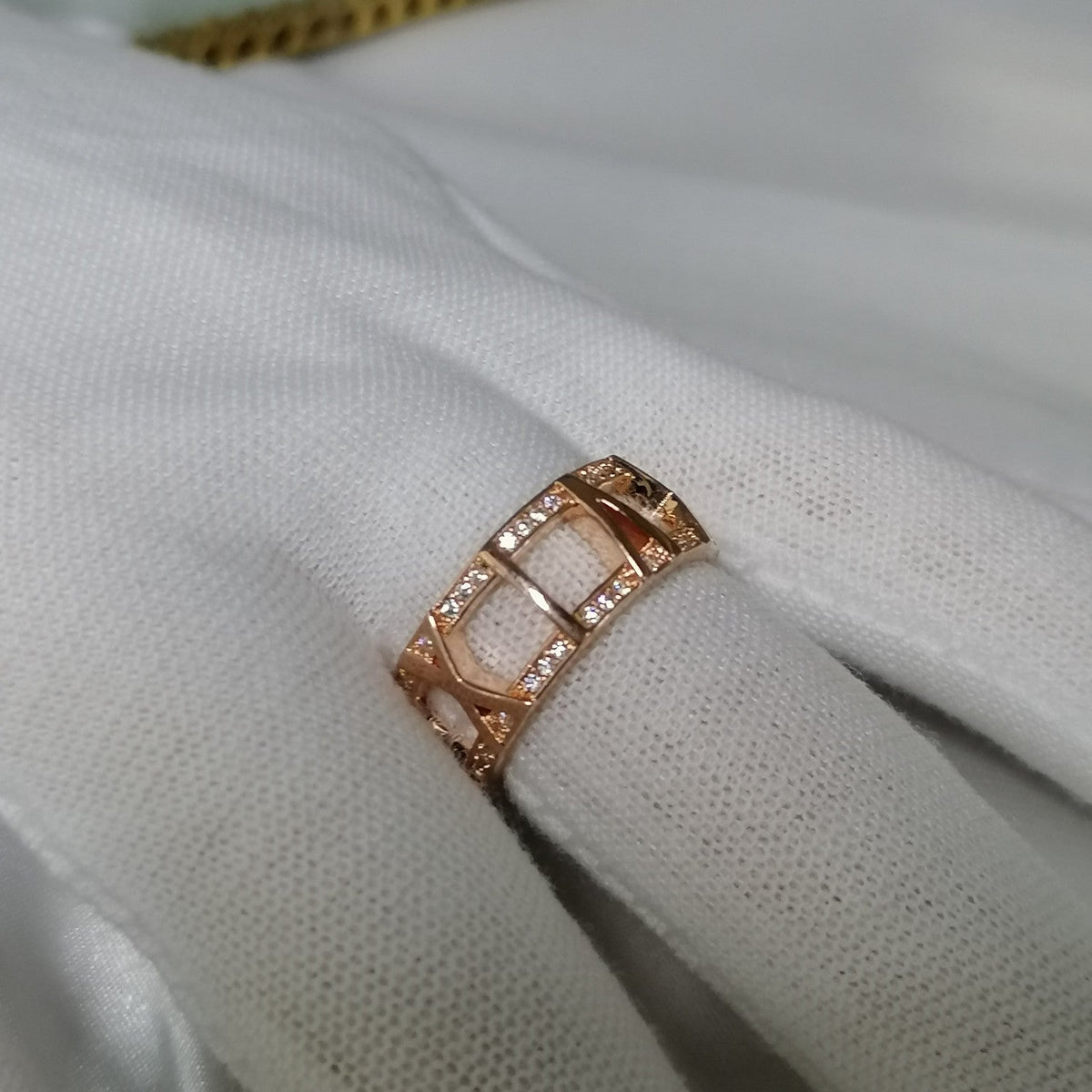 [Marins]ATLAS LARGE OPEN DIAMOND RING