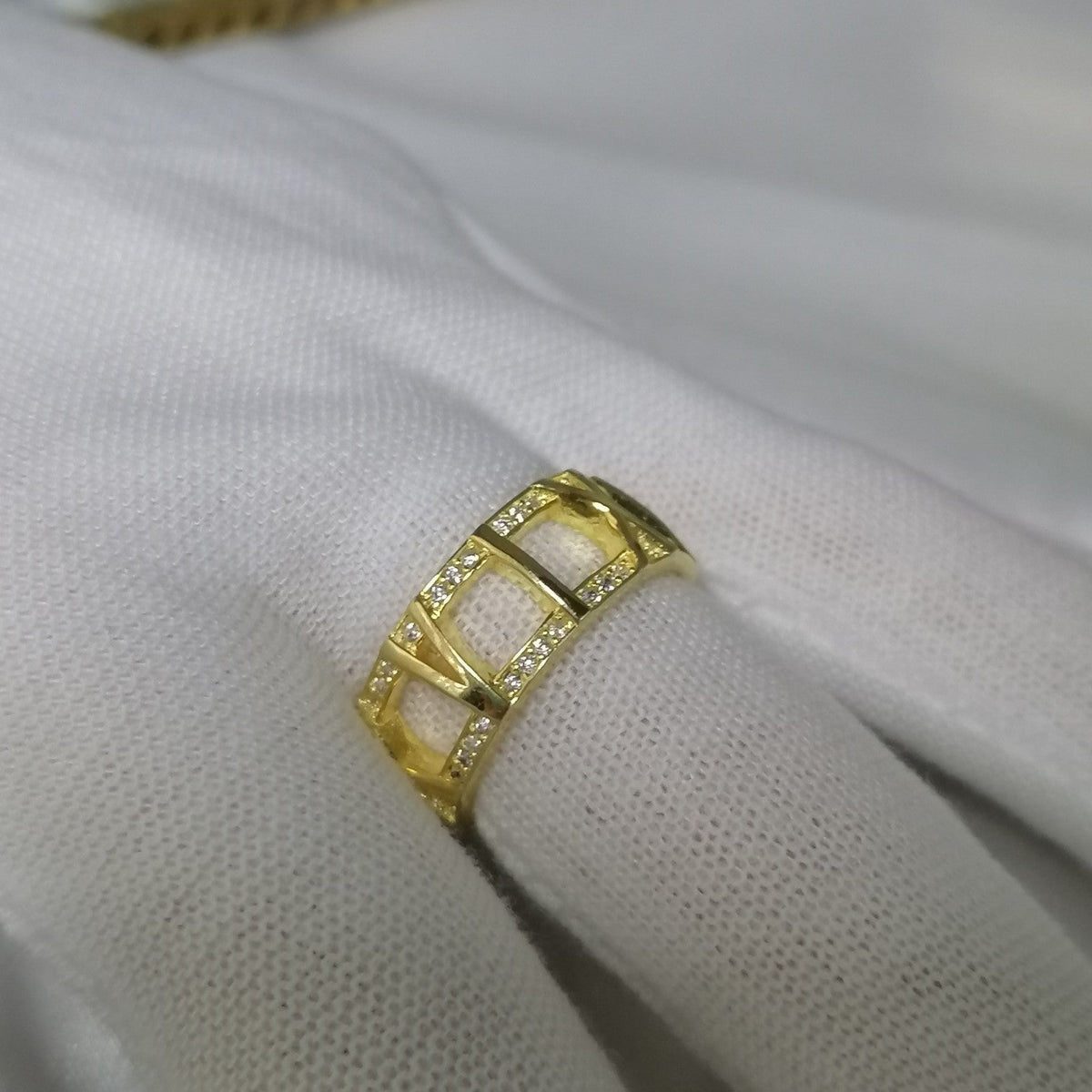 [Marins]ATLAS LARGE OPEN DIAMOND RING