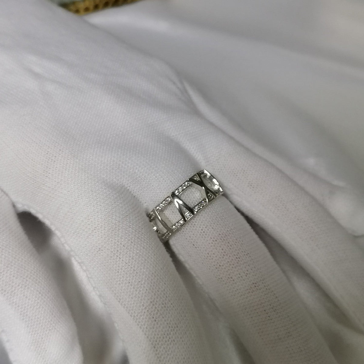 [Marins]ATLAS LARGE OPEN DIAMOND RING