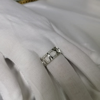 [Marins]ATLAS LARGE OPEN DIAMOND RING