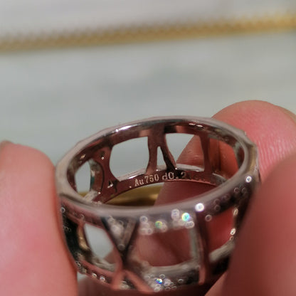 [Marins]ATLAS LARGE OPEN DIAMOND RING