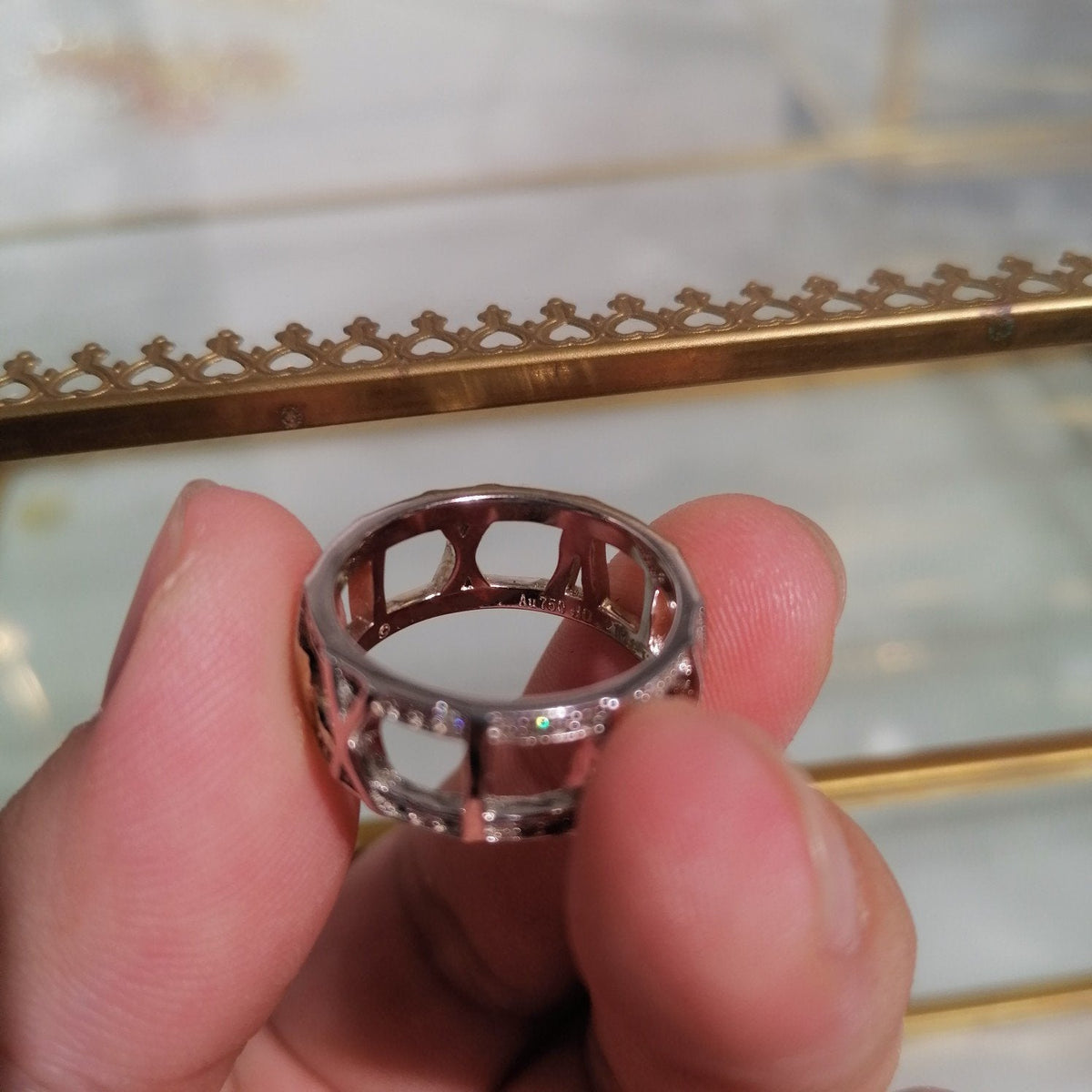 [Marins]ATLAS LARGE OPEN DIAMOND RING
