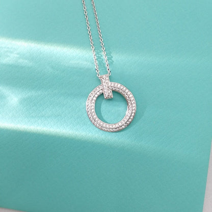[Marins]T WIRE PEDANT DIAMOND NECKLACE