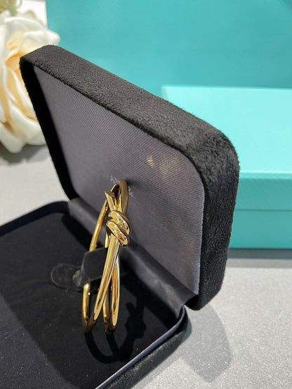 [Marins]KNOT DOUBLE ROW GOLD BRACELET