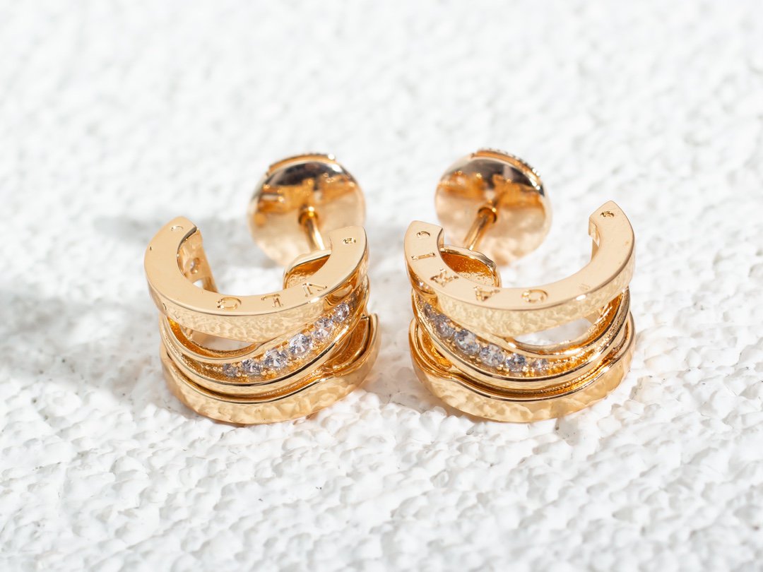 [Marins]ZERO 1 PINK GOLD DIAMONDS EARRINGS
