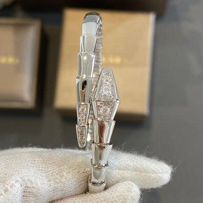 [Marins]SERPENTI BRACELET DIAMONDS SILVER