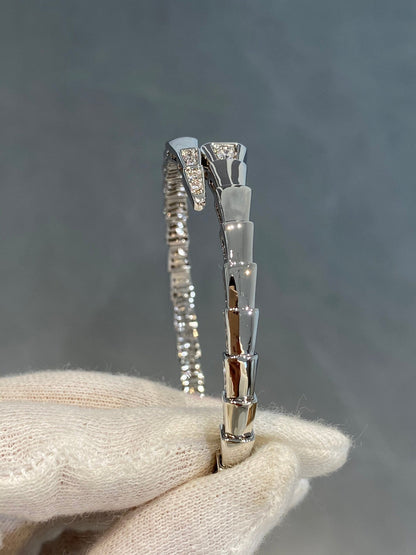 [Marins]SERPENTI BRACELET DIAMONDS SILVER