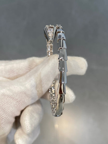 [Marins]SERPENTI BRACELET DIAMONDS SILVER