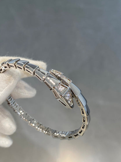 [Marins]SERPENTI BRACELET DIAMONDS SILVER