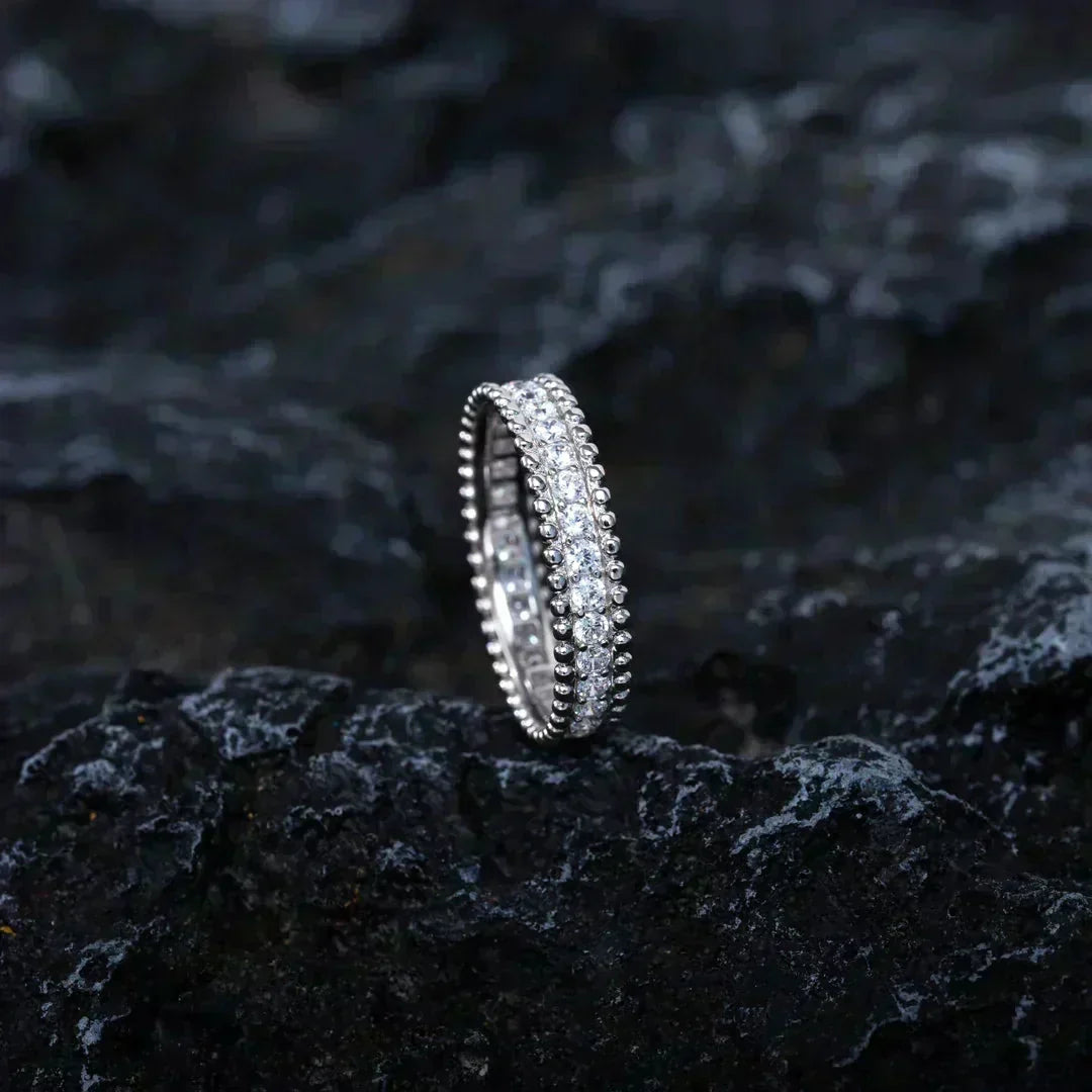 [Marins]PERLEE DIAMOND SILVER RING