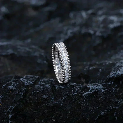 [Marins]PERLEE DIAMOND SILVER RING