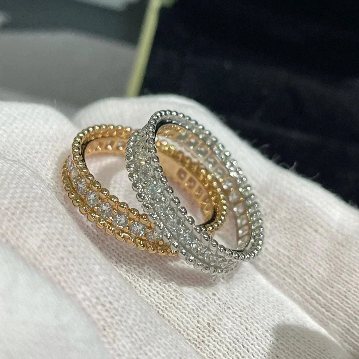 [Marins]PERLEE DIAMOND ROSE GOLD RING