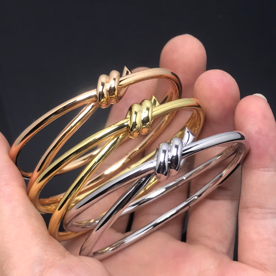 [Marins]KNOT DOUBLE ROWS BRACELET