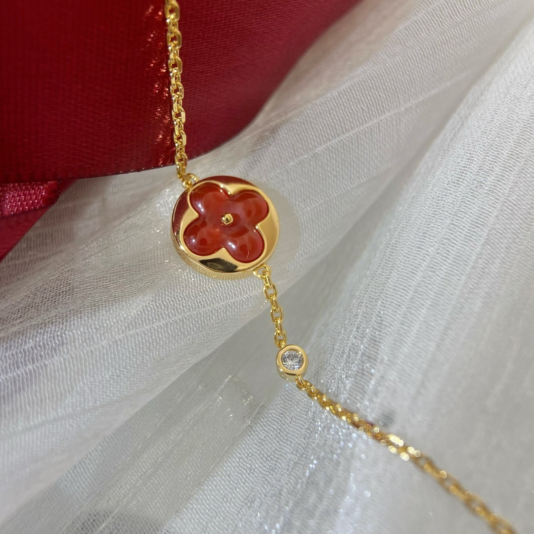 [Marins]SUN PEDANT CARNELIAN BRACELET
