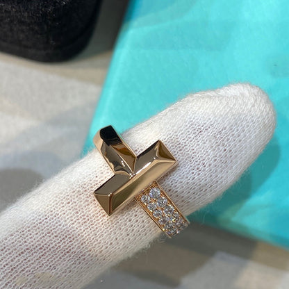 [Marins]T WIRE MEDIUM DIAMOND RING