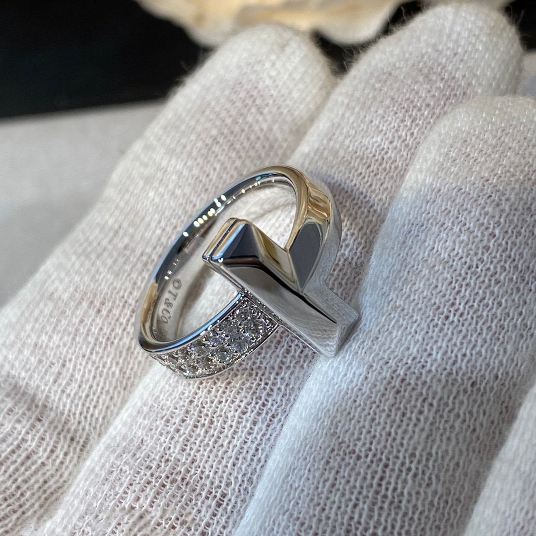 [Marins]T WIRE MEDIUM DIAMOND RING