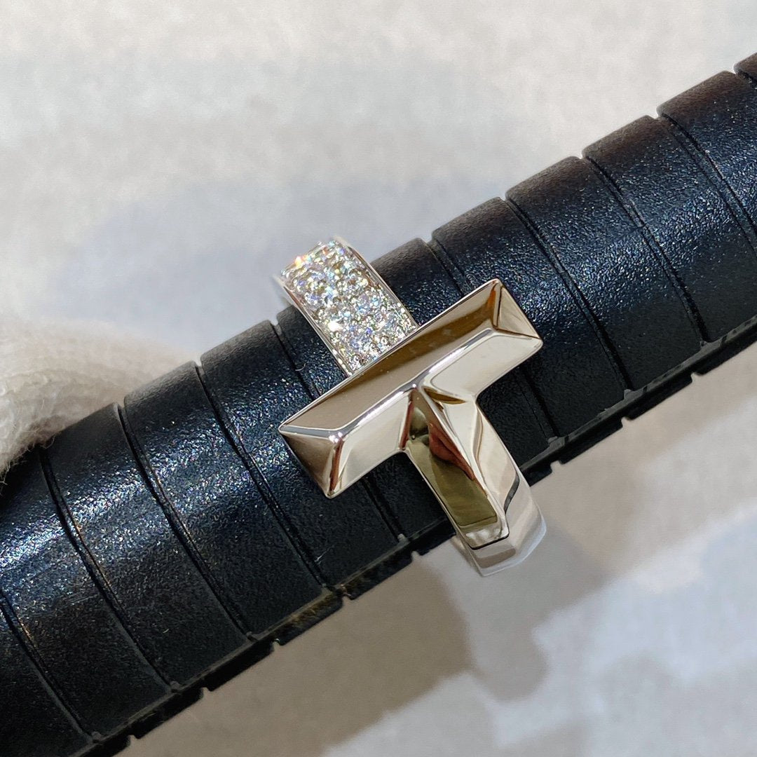 [Marins]T WIRE MEDIUM DIAMOND RING