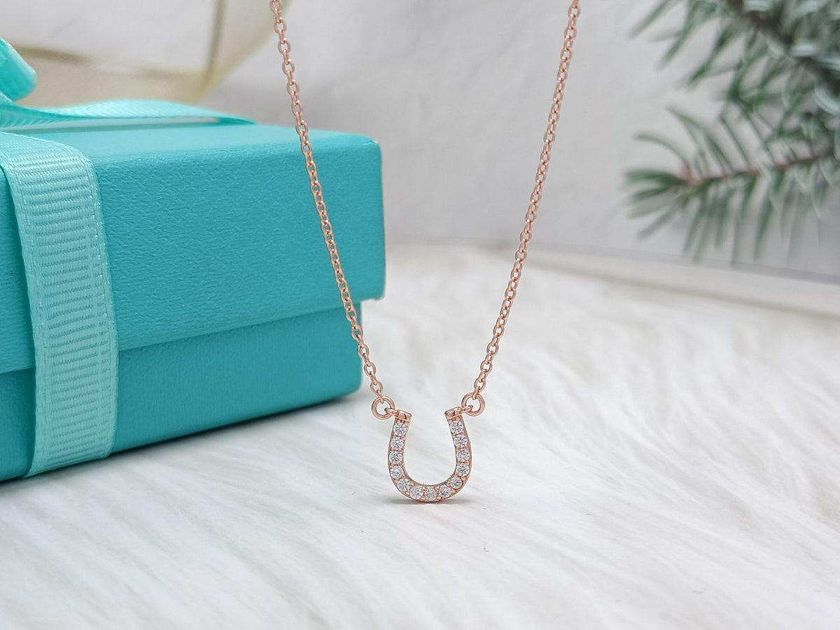 [Marins]U PEDANT DIAMOND NECKLACE
