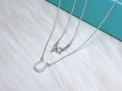 [Marins]U PEDANT DIAMOND NECKLACE