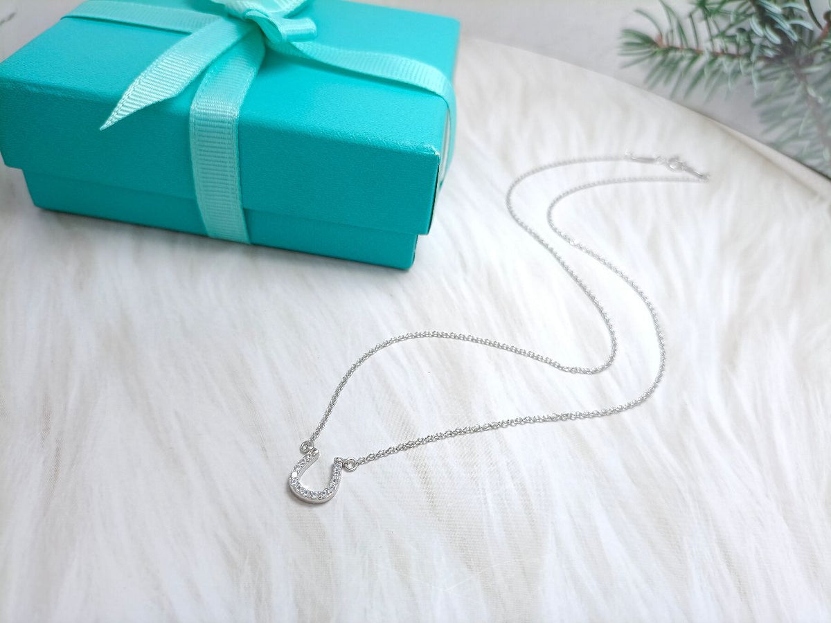 [Marins]U PEDANT DIAMOND NECKLACE