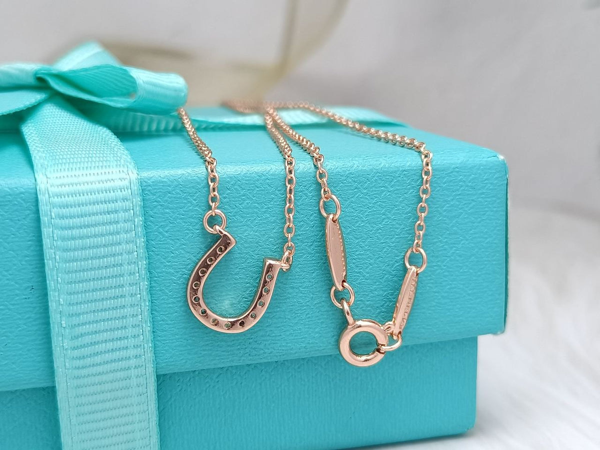 [Marins]U PEDANT DIAMOND NECKLACE
