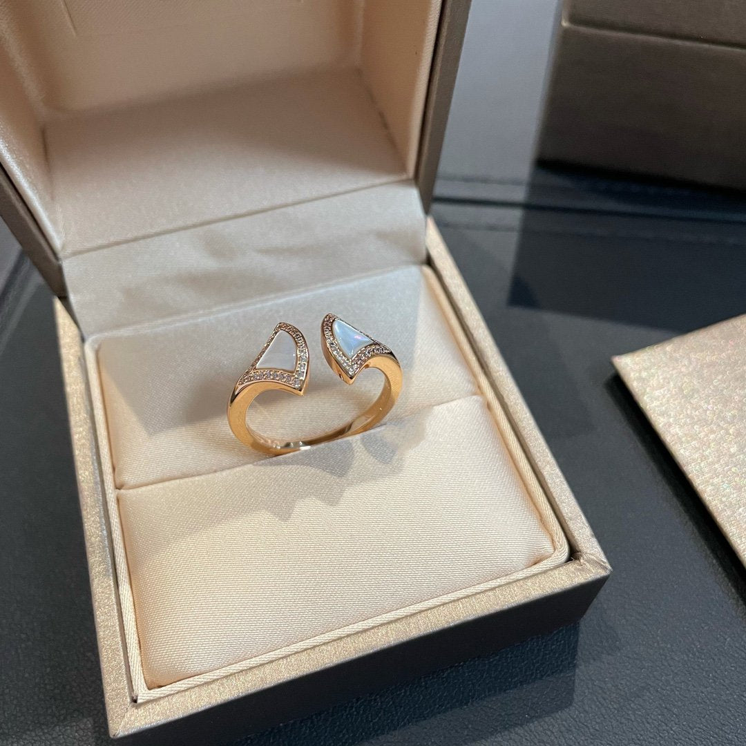 [Marins]DREAM MOP DIAMOND OPEN RING