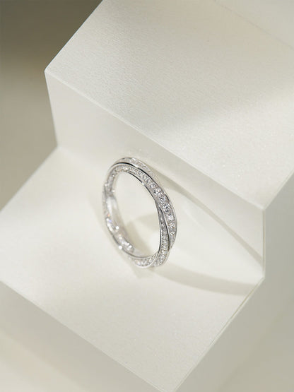 [Marins]SPIRAL DIAMOND RING