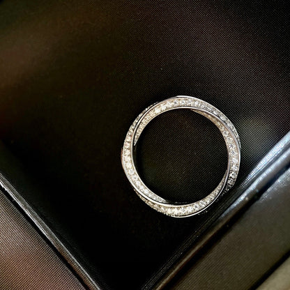 [Marins]SPIRAL DIAMOND RING
