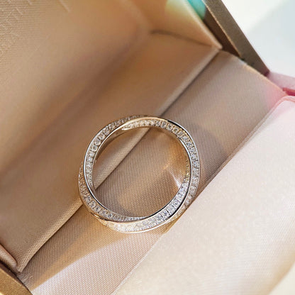 [Marins]SPIRAL DIAMOND RING