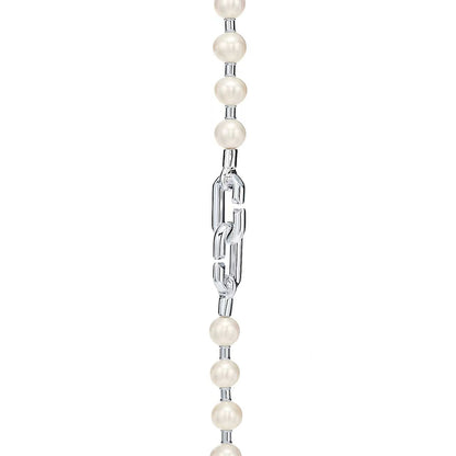 [Marins]HARDWEAR PEARL WRAP NECKLACE