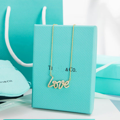 [Marins]PALOMA S GRAFFITI LOVE NECKLACE DIAMOND
