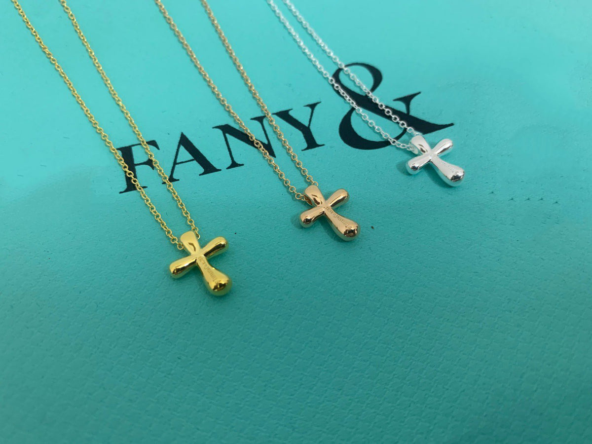 [Marins]CROSS PENDANT MINI BARE CROSS NECKLACE
