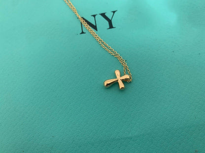 [Marins]CROSS PENDANT MINI BARE CROSS NECKLACE