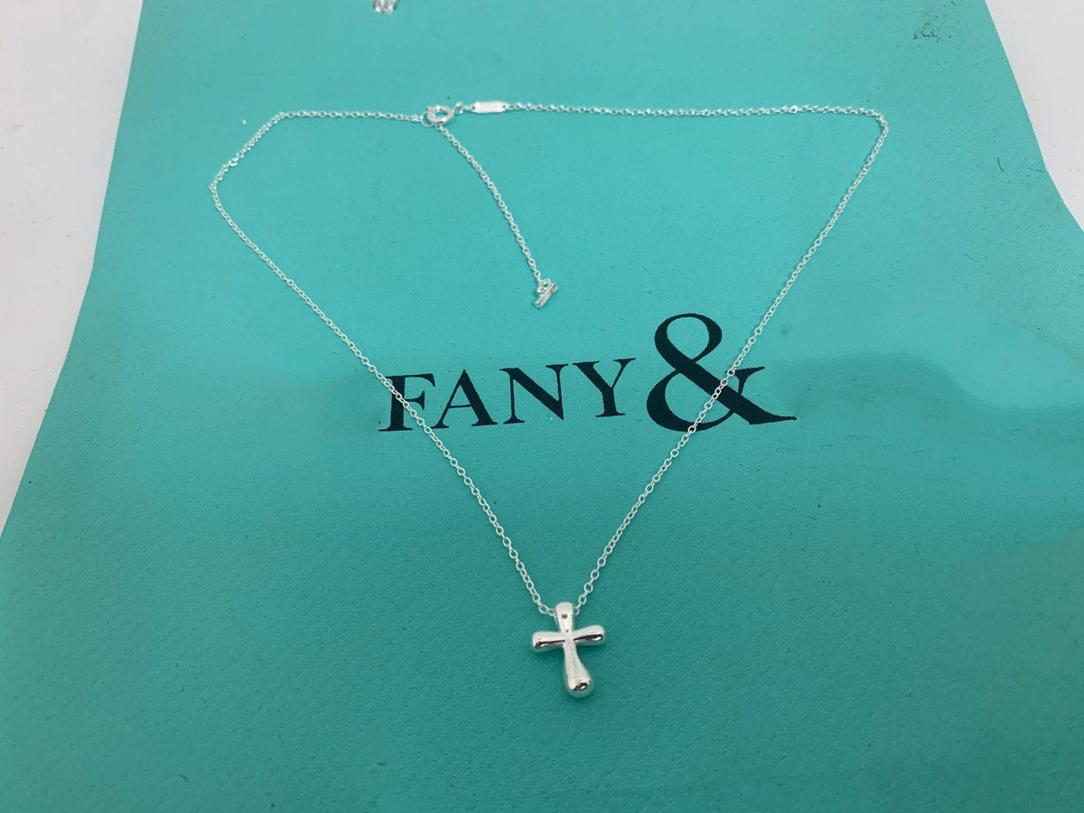 [Marins]CROSS PENDANT MINI BARE CROSS NECKLACE