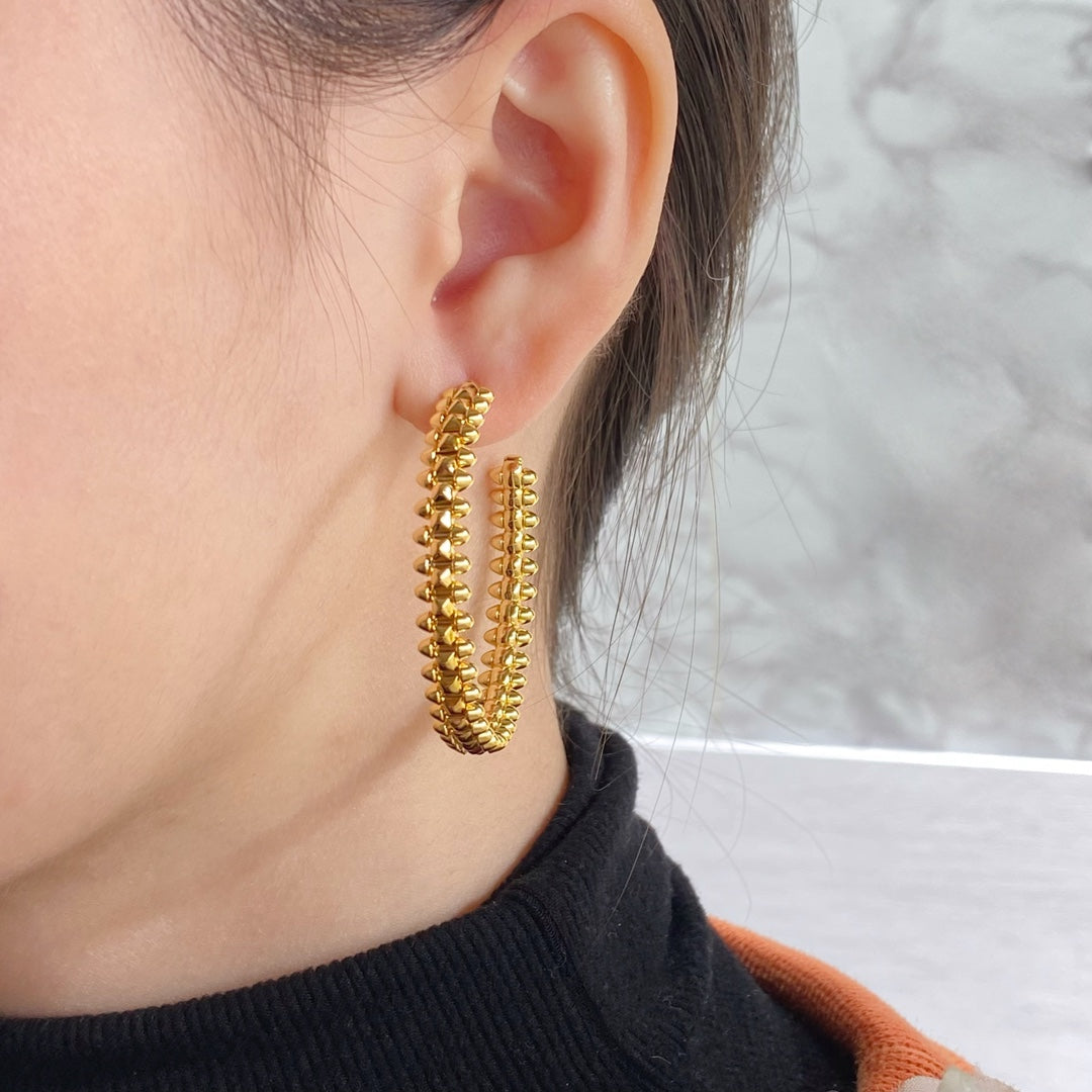 [Marins]CLASH HOOP EARRINGS