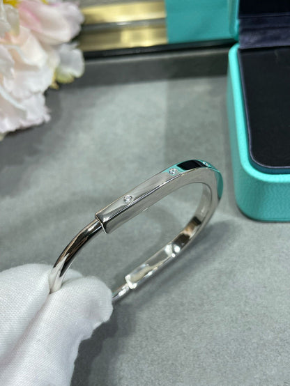[Marins]LOCK BRACELET 8 DIAMOND