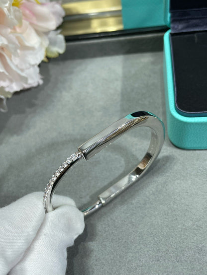 [Marins]LOCK BRACELET DIAMOND