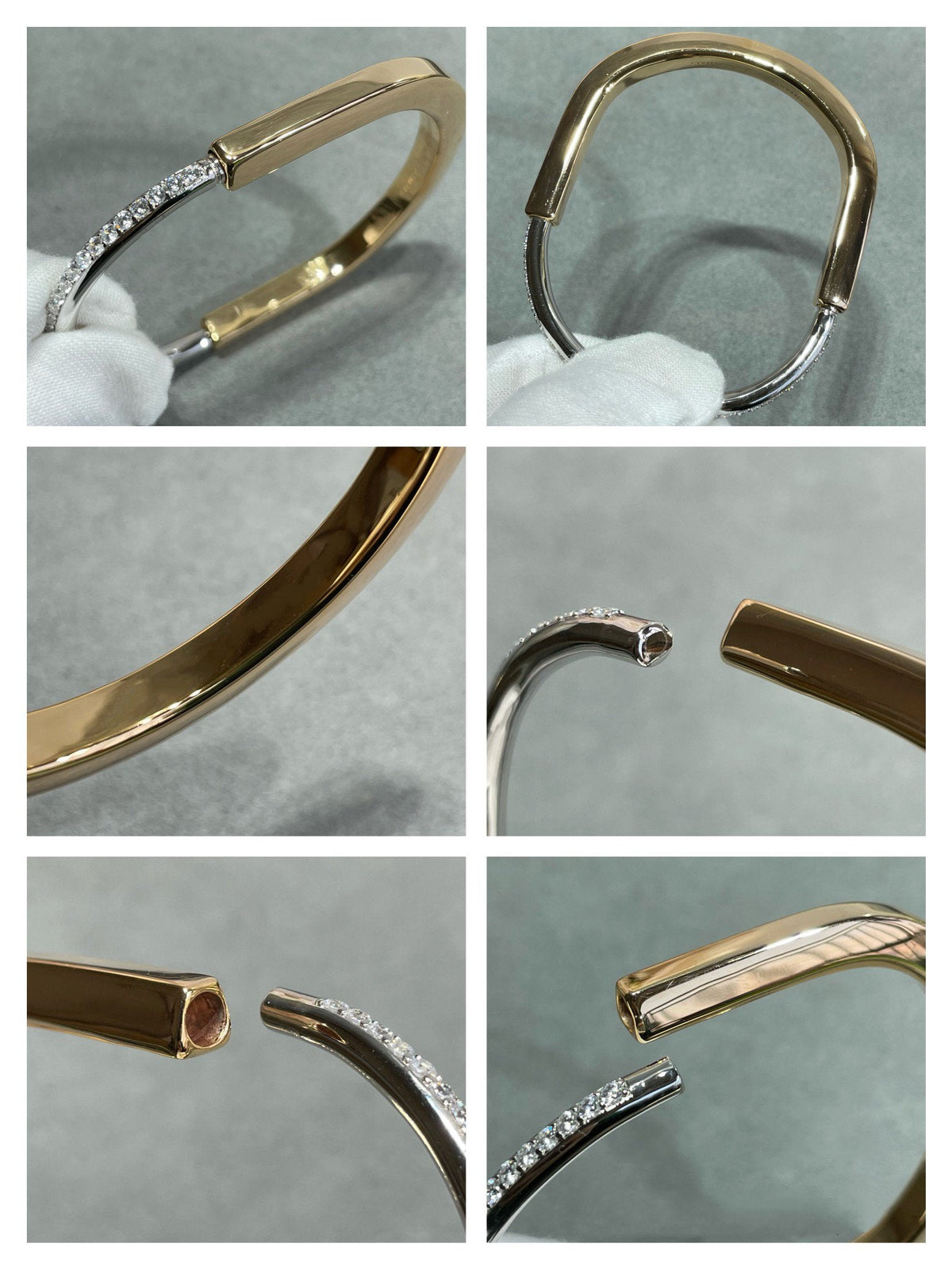 [Marins]LOCK BRACELET DIAMOND