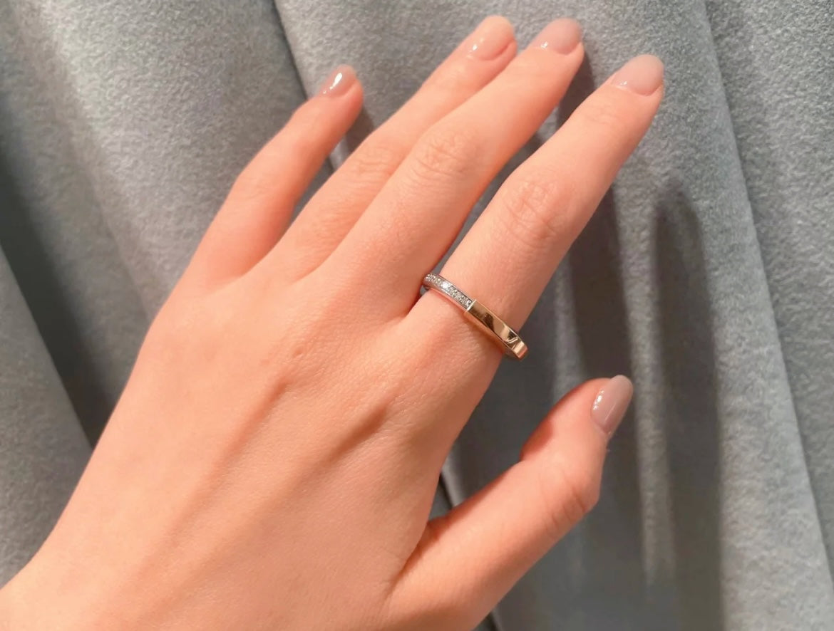 [Marins]LOCK DIAMOND RING