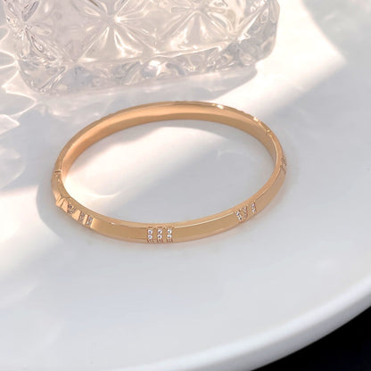 [Marins]ATLAS BRACELET 6MM DIAMOND PINK GOLD