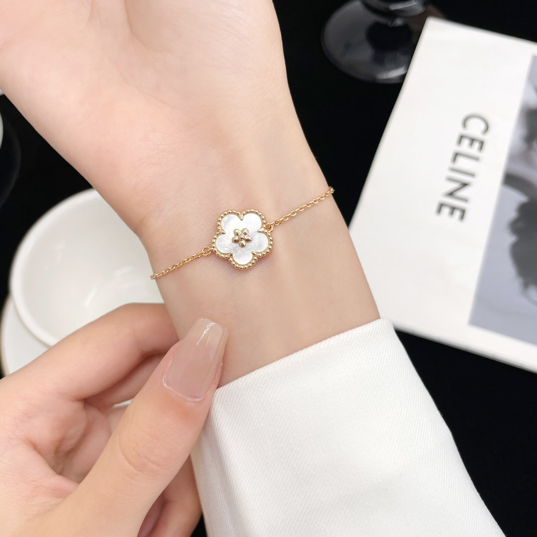 [Marins]LUCKY SPRING ROSE GOLD MOP BRACELET