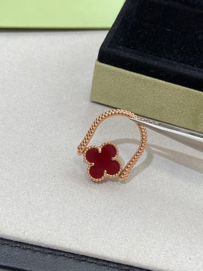 [Marins]CLOVER RIVERSIBLE ROSE GOLD RING